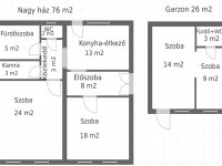 Eladó családi ház, Hódmezővásárhelyen 53 M Ft, 4 szobás