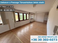 Eladó téglalakás, Dabason 68 M Ft, 2 szobás