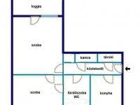 Eladó téglalakás, Debrecenben 55 M Ft, 2 szobás