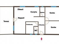 Eladó téglalakás, Pécsett 68.9 M Ft, 2 szobás