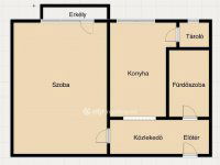Eladó téglalakás, Miskolcon 24.5 M Ft, 1 szobás