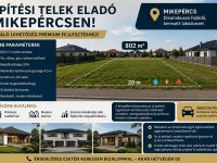 Eladó telek, Mikepércsen 22.5 M Ft / költözzbe.hu