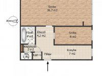 Eladó téglalakás, XXI. kerületben 54.9 M Ft, 1+1 szobás