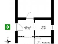 Eladó családi ház, Hajdúböszörményen 39.5 M Ft, 1 szobás