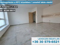 Eladó téglalakás, Nyíregyházán 48 M Ft, 2 szobás