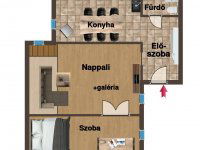Eladó téglalakás
