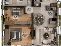 Eladó téglalakás, Veszprémben 96.8 M Ft, 3 szobás