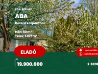 Eladó családi ház, Abában 19.9 M Ft, 2 szobás
