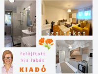 Kiadó téglalakás, albérlet, Szolnokon 130 E Ft / hó, 1 szobás