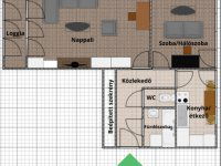 Eladó téglalakás, XXII. kerületben 70.49 M Ft, 2 szobás