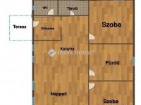 Eladó ikerház, Monorierdőn 79.9 M Ft, 3 szobás