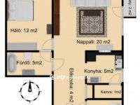Eladó téglalakás, IX. kerületben 67.9 M Ft, 2 szobás