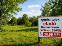 Eladó telek, Domaszéken 26.99 M Ft / költözzbe.hu