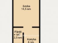 Eladó téglalakás, VIII. kerületben 34.9 M Ft, 1 szobás