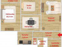 Eladó panellakás, XV. kerületben 79.9 M Ft, 3 szobás