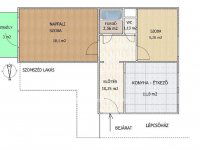 Eladó panellakás, XIX. kerületben 68.99 M Ft, 2 szobás