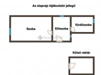 Eladó családi ház, Dömsödön 17 M Ft, 1 szobás