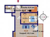 Eladó téglalakás, XIII. kerületben 67.9 M Ft, 2 szobás