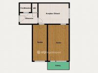 Eladó panellakás, Debrecenben 61.5 M Ft, 2 szobás