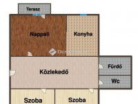 Eladó téglalakás, Veszprémben 68.5 M Ft, 3 szobás