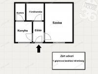 Eladó téglalakás, Kecskeméten 24.9 M Ft, 1 szobás