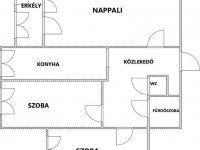 Eladó panellakás, Egerben 56 M Ft, 3 szobás