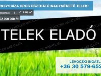 Eladó telek, Nyíregyházán 92 M Ft / költözzbe.hu