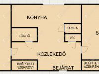 Kiadó téglalakás, albérlet, Komáromban 220 E Ft / hó, 2 szobás