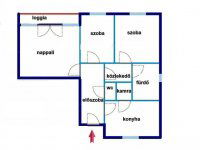 Eladó téglalakás