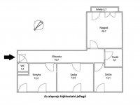Eladó téglalakás, XIX. kerületben 86.9 M Ft, 3 szobás