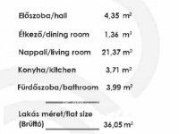 Eladó téglalakás, XIII. kerületben 61.8 M Ft, 1 szobás