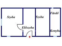 Eladó családi ház, Atkáron 12.9 M Ft, 1+1 szobás