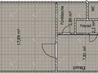 Kiadó téglalakás, albérlet, Pacsán 100 E Ft / hó, 1 szobás