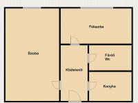 Eladó panellakás, III. kerületben 59.9 M Ft, 1+1 szobás