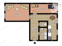 Eladó panellakás, Kecskeméten 41.9 M Ft, 2 szobás