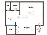 Eladó téglalakás, Pécsett 44.9 M Ft, 2 szobás