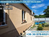 Eladó családi ház, Tiszarádon 12.8 M Ft, 2 szobás