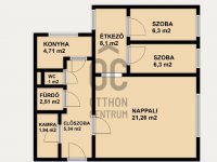 Eladó panellakás, Budapesten, XIII. kerületben 87.6 M Ft