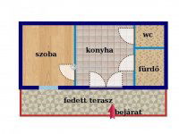 Eladó téglalakás