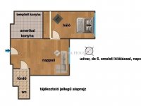 Eladó téglalakás, VIII. kerületben 68 M Ft, 2 szobás