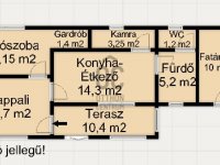 Eladó családi ház, Szepetneken 39.9 M Ft, 2 szobás