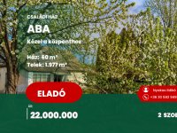 Eladó családi ház, Abában 22 M Ft, 2 szobás