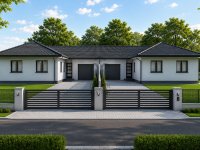Eladó ikerház, Pócsmegyeren 78.9 M Ft, 3 szobás