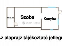 Eladó téglalakás, Pécelen 20 M Ft, 1 szobás