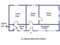 Eladó családi ház, Gyulán 21 M Ft, 3 szobás
