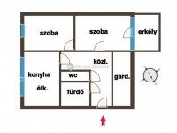 Eladó panellakás, Kecskeméten 53 M Ft, 2 szobás