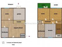 Eladó ikerház, Tahitótfalun 92.9 M Ft, 4 szobás