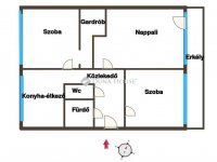 Eladó téglalakás