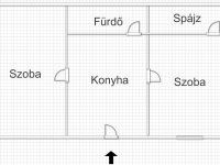 Eladó családi ház, Nyírpazonyon 26 M Ft, 2 szobás