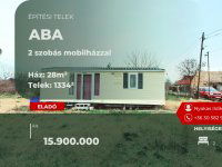 Eladó családi ház, Abában 15.9 M Ft, 2 szobás